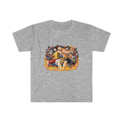 Unisex T-shirt - Luffy & Portgas D. Ace