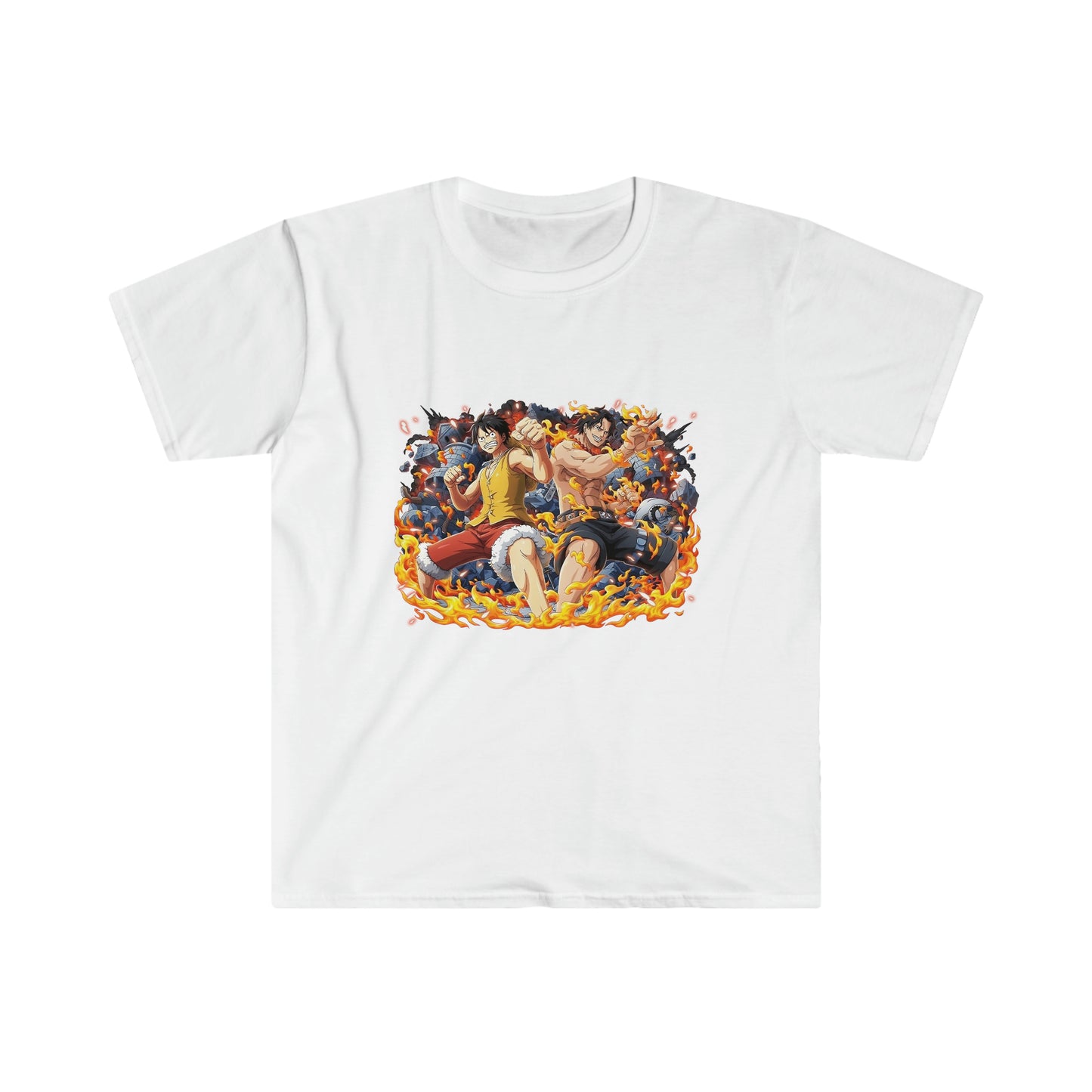 Unisex T-shirt - Luffy & Portgas D. Ace