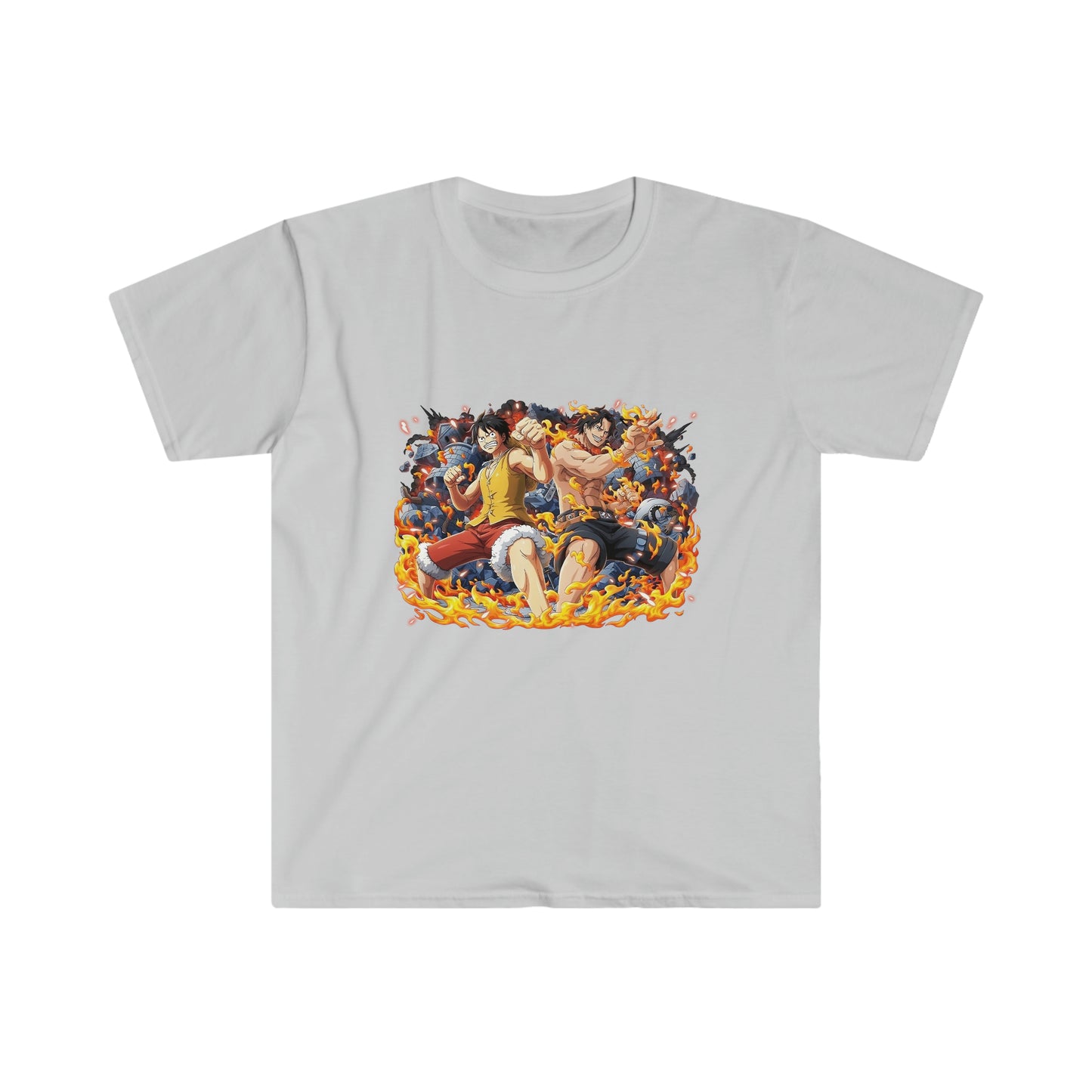 Unisex T-shirt - Luffy & Portgas D. Ace