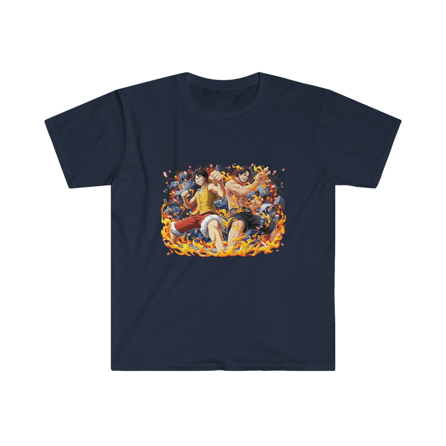 Unisex T-shirt - Luffy & Portgas D. Ace