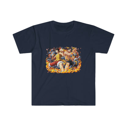 Unisex T-shirt - Luffy & Portgas D. Ace