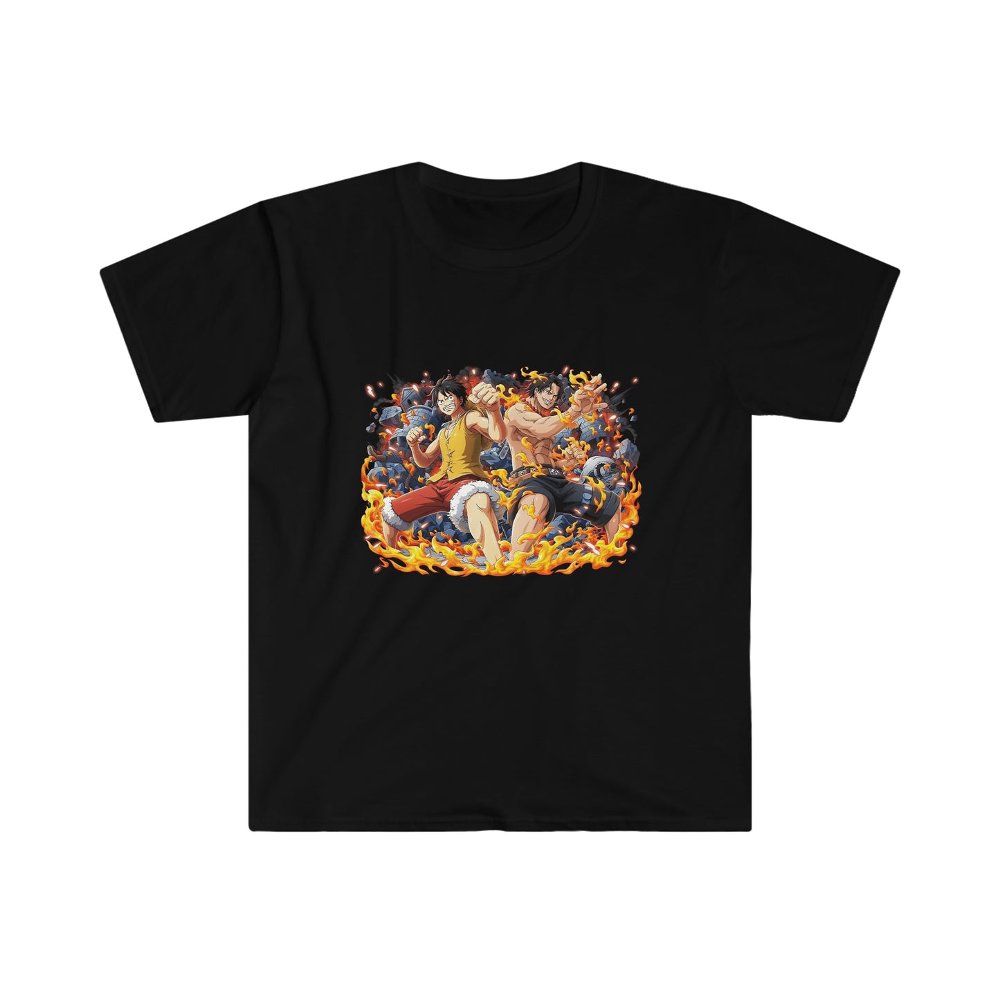 Unisex T-shirt - Luffy & Portgas D. Ace