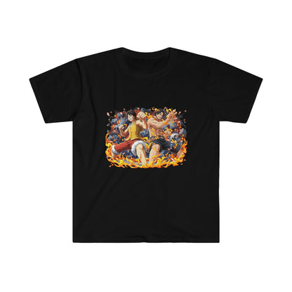 Unisex T-shirt - Luffy & Portgas D. Ace