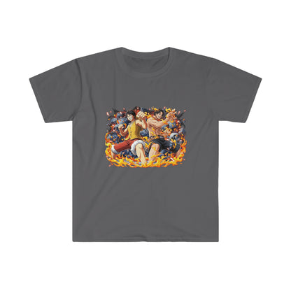 Unisex T-shirt - Luffy & Portgas D. Ace