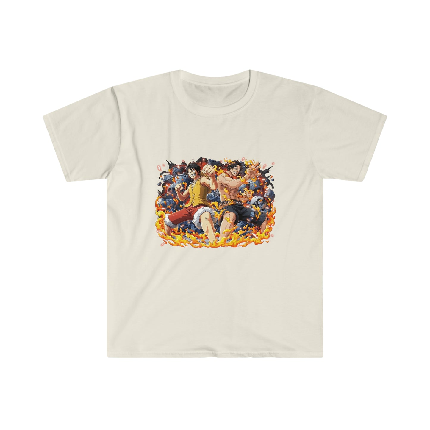 Unisex T-shirt - Luffy & Portgas D. Ace