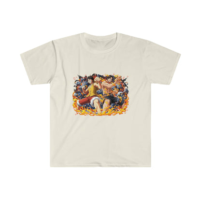 Unisex T-shirt - Luffy & Portgas D. Ace