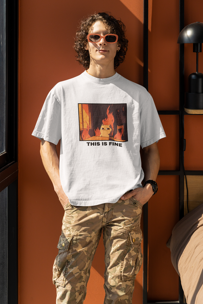 Unisex T-shirt - This is fine