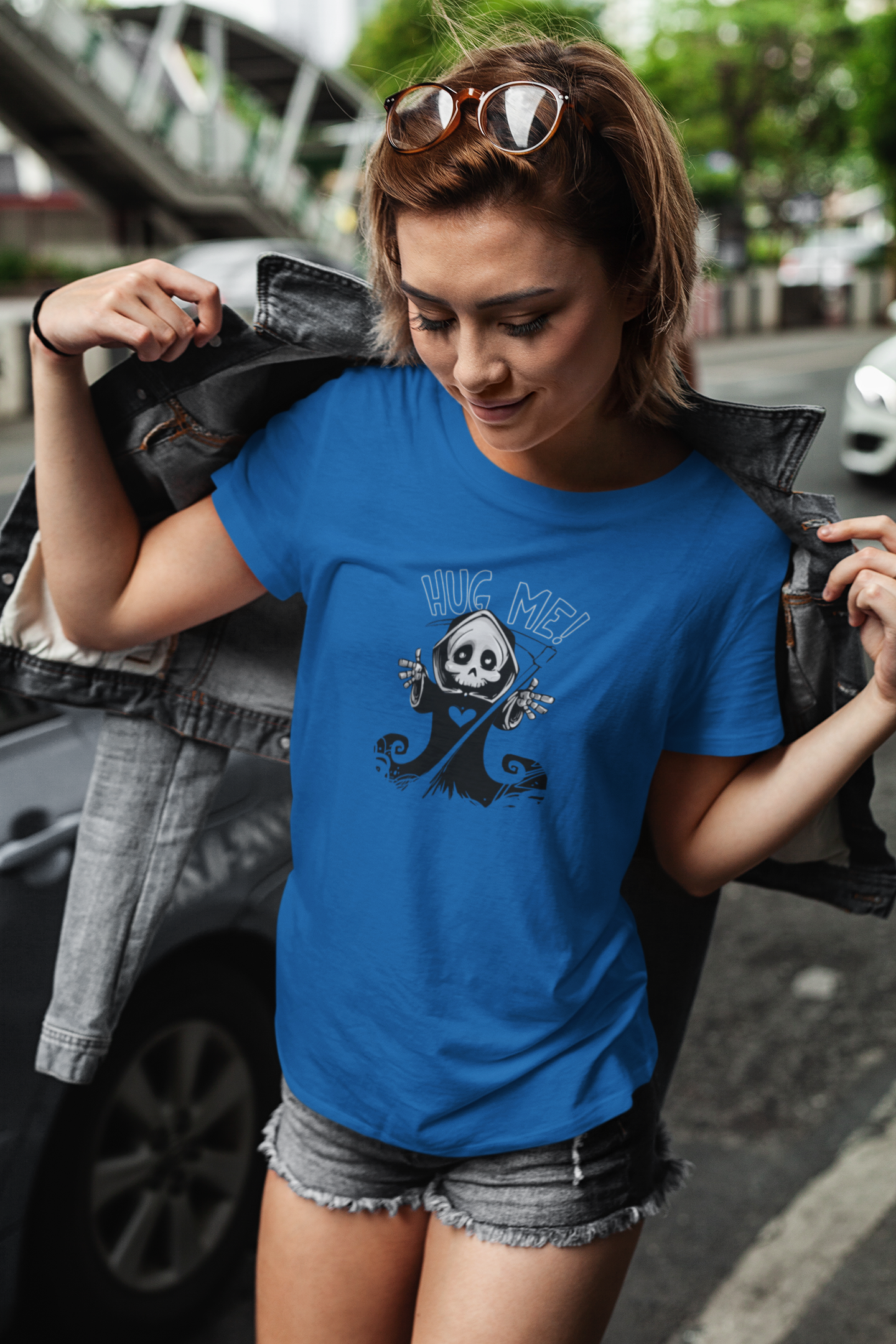 Unisex Heavy Cotton Tee - Funny Death