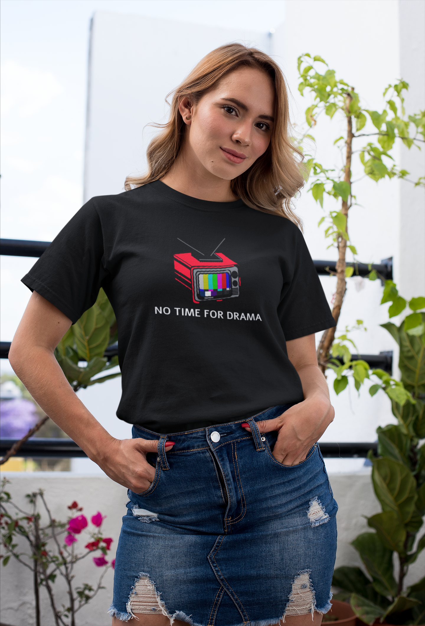 Unisex T-shirt - No time for Drama