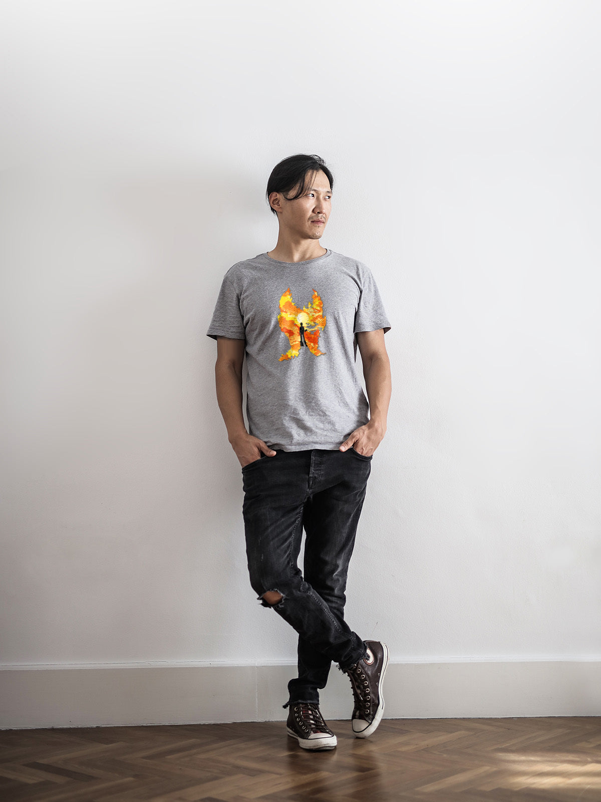 Unisex Softstyle T-Shirt - INFERNO Flames