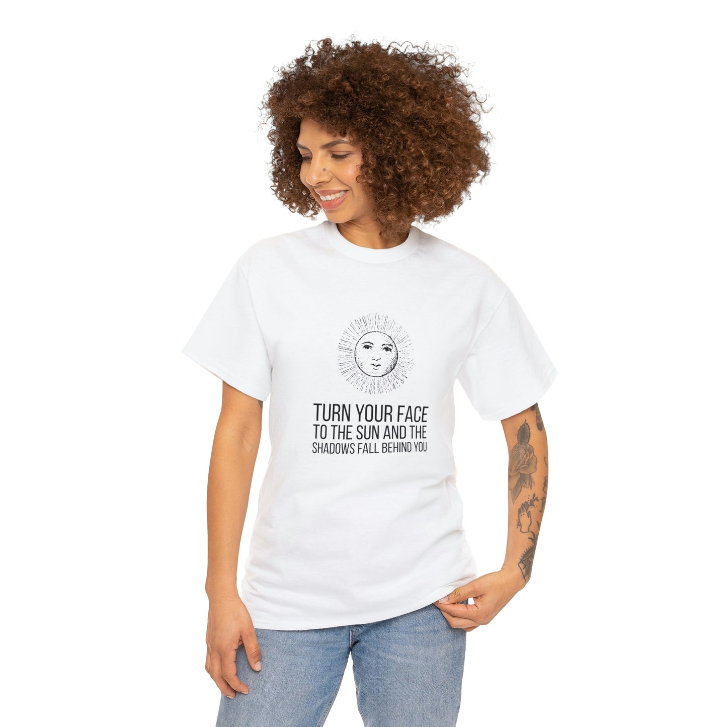 Unisex Heavy Cotton Tee - Sun power