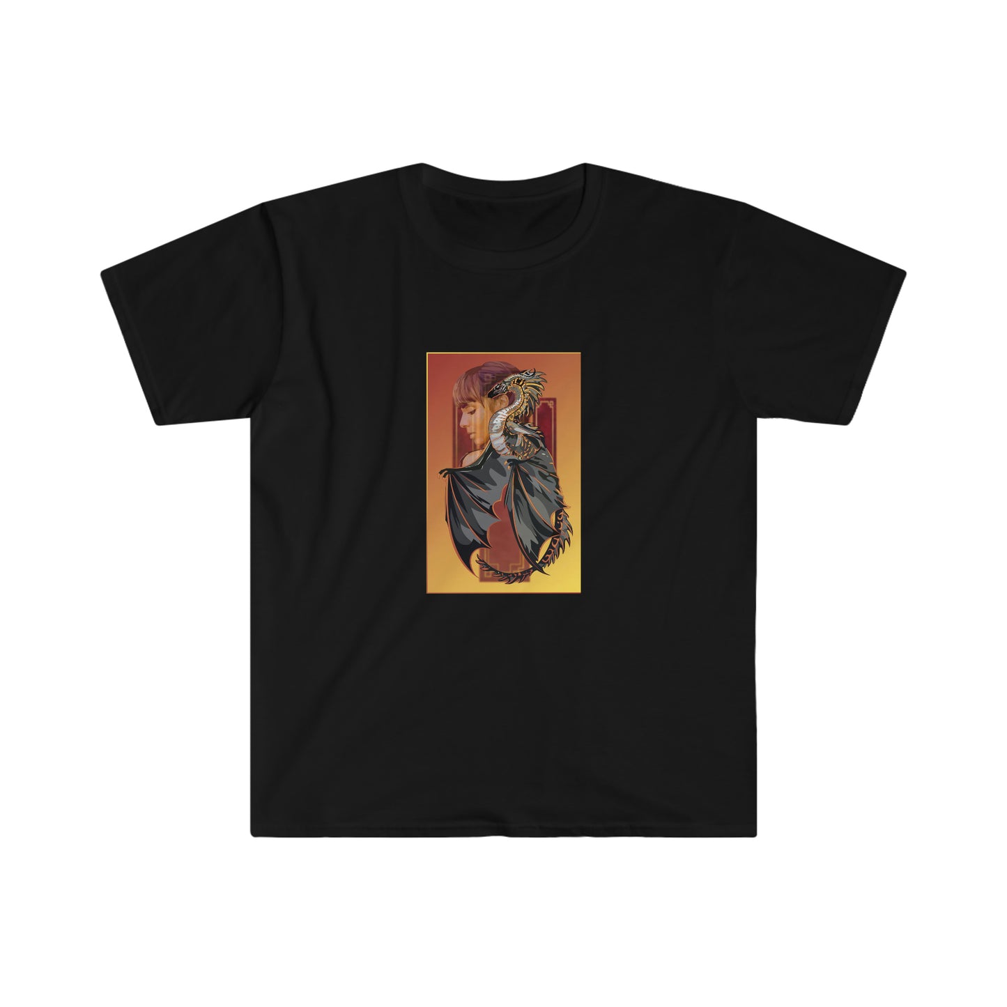 Unisex Softstyle T-Shirt - Dragon's Companion